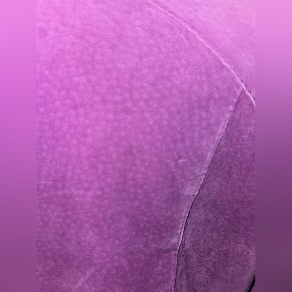 JONES NEW YORK Leather Moto Jacket Purple Sz XL - Picture 8 of 11